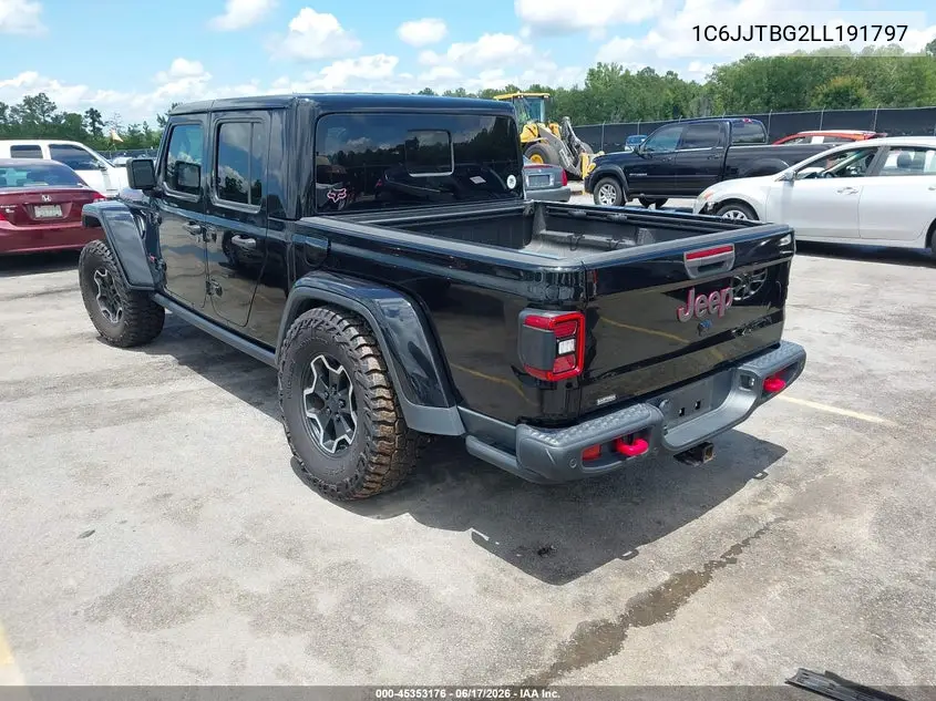 2020 Jeep Gladiator Rubicon 4X4 VIN: 1C6JJTBG2LL191797 Lot: 45353176