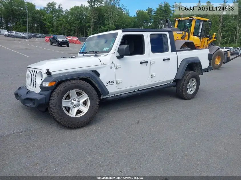 2020 Jeep Gladiator Sport S 4X4 VIN: 1C6JJTAG9LL124633 Lot: 45382692