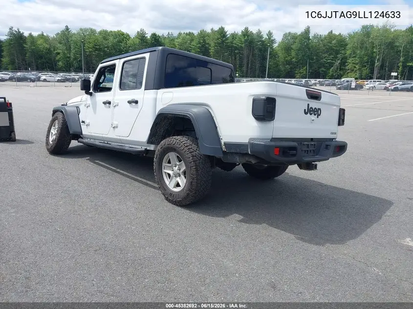 2020 Jeep Gladiator Sport S 4X4 VIN: 1C6JJTAG9LL124633 Lot: 45382692