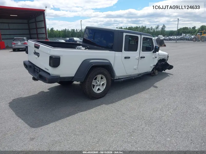 2020 Jeep Gladiator Sport S 4X4 VIN: 1C6JJTAG9LL124633 Lot: 45382692