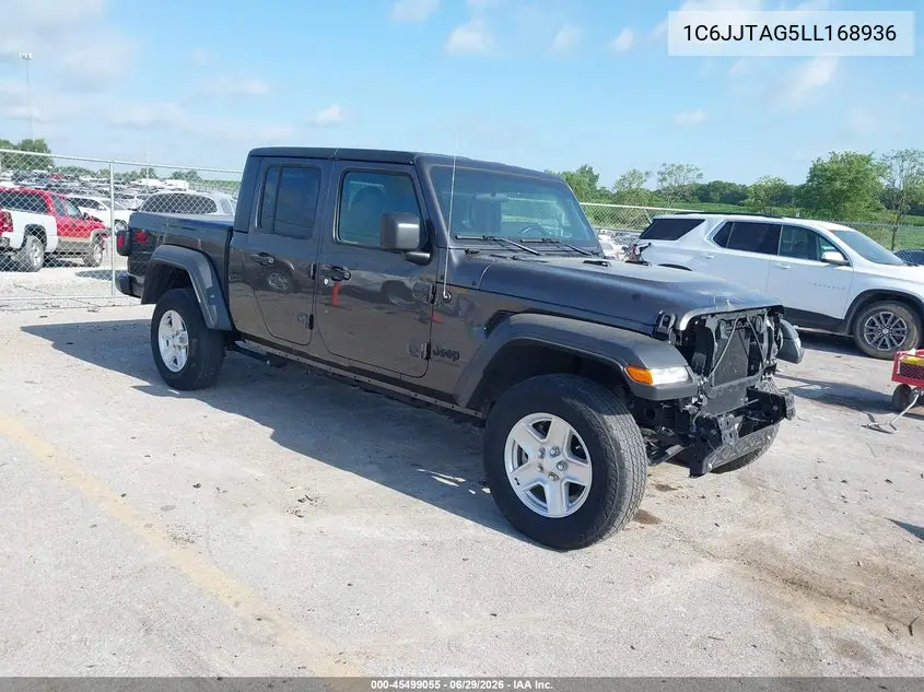 2020 Jeep Gladiator Sport S 4X4 VIN: 1C6JJTAG5LL168936 Lot: 45499155