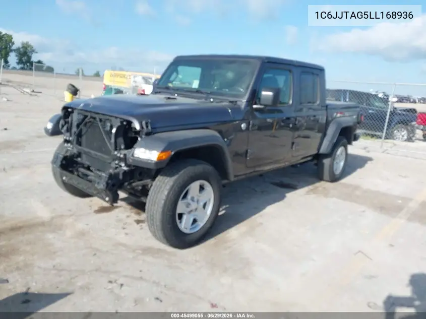 2020 Jeep Gladiator Sport S 4X4 VIN: 1C6JJTAG5LL168936 Lot: 45499155