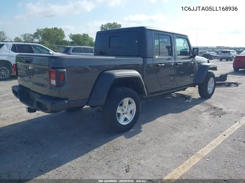 2020 Jeep Gladiator Sport S 4X4 VIN: 1C6JJTAG5LL168936 Lot: 45499155