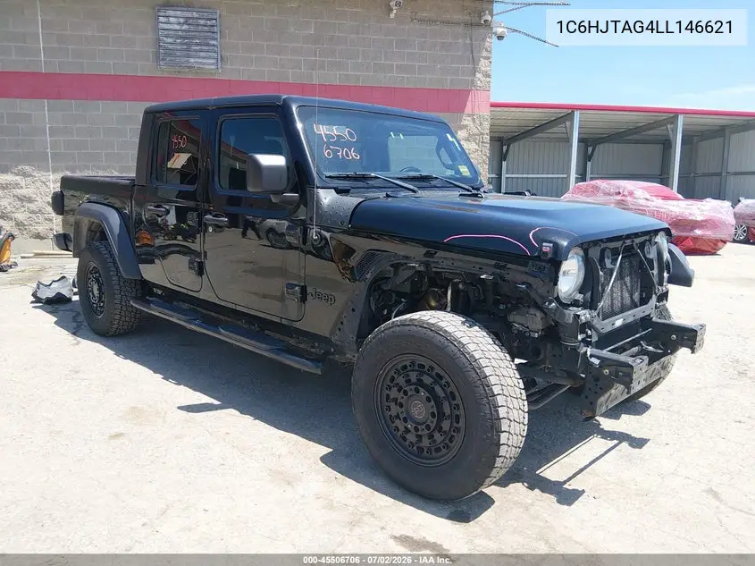2020 Jeep Gladiator Sport S 4X4 VIN: 1C6HJTAG4LL146621 Lot: 45506706