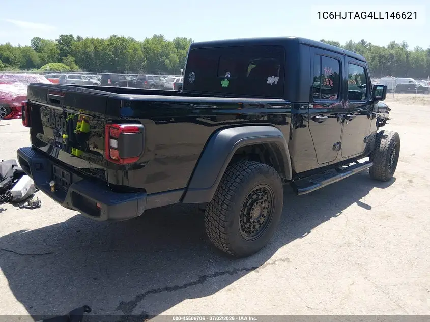 2020 Jeep Gladiator Sport S 4X4 VIN: 1C6HJTAG4LL146621 Lot: 45506706
