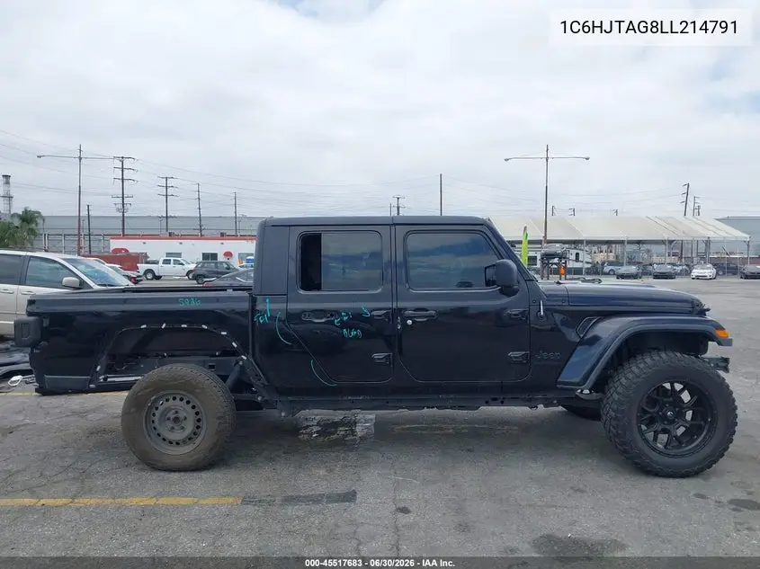 2020 Jeep Gladiator Altitude 4X4 VIN: 1C6HJTAG8LL214791 Lot: 45517683