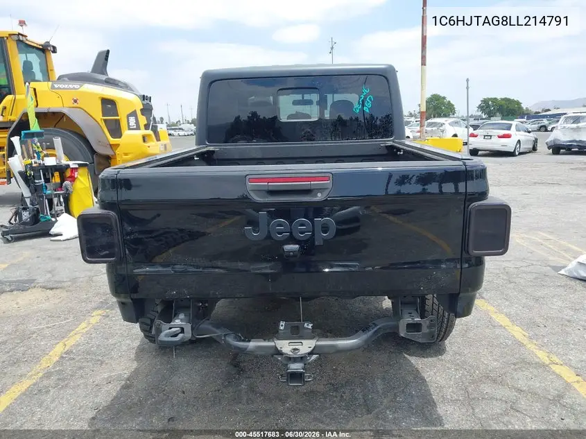 2020 Jeep Gladiator Altitude 4X4 VIN: 1C6HJTAG8LL214791 Lot: 45517683