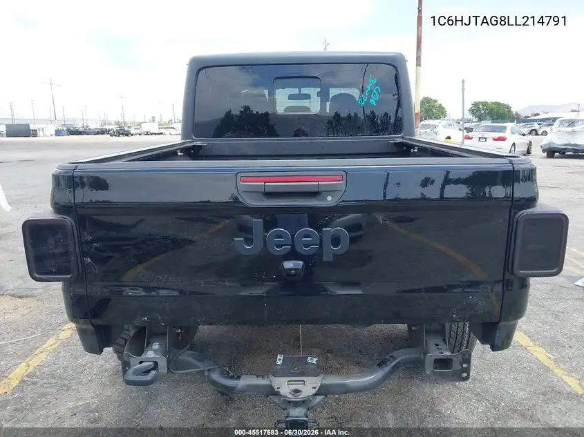 2020 Jeep Gladiator Altitude 4X4 VIN: 1C6HJTAG8LL214791 Lot: 45517683