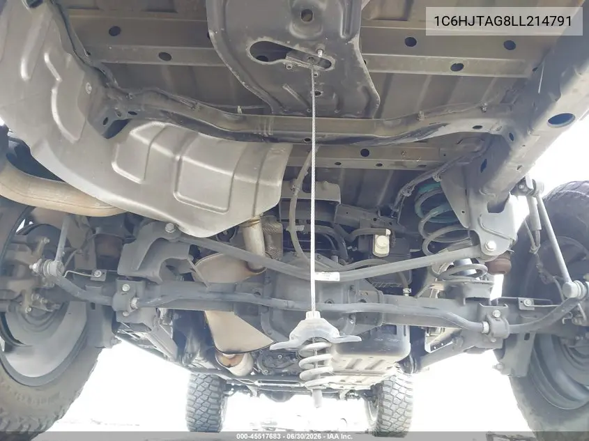 2020 Jeep Gladiator Altitude 4X4 VIN: 1C6HJTAG8LL214791 Lot: 45517683
