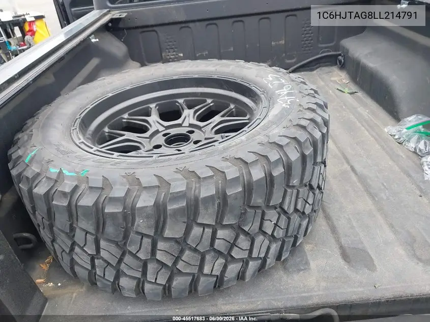 2020 Jeep Gladiator Altitude 4X4 VIN: 1C6HJTAG8LL214791 Lot: 45517683