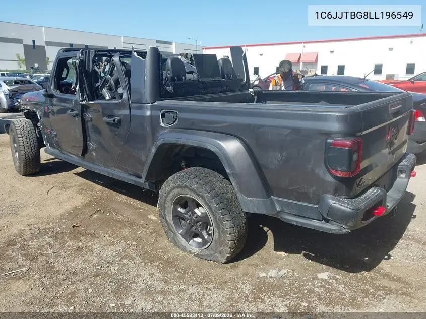 2020 Jeep Gladiator Rubicon 4X4 VIN: 1C6JJTBG8LL196549 Lot: 45583413
