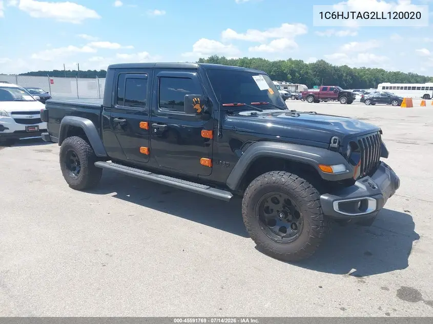 2020 Jeep Gladiator Sport S 4X4 VIN: 1C6HJTAG2LL120020 Lot: 45591769