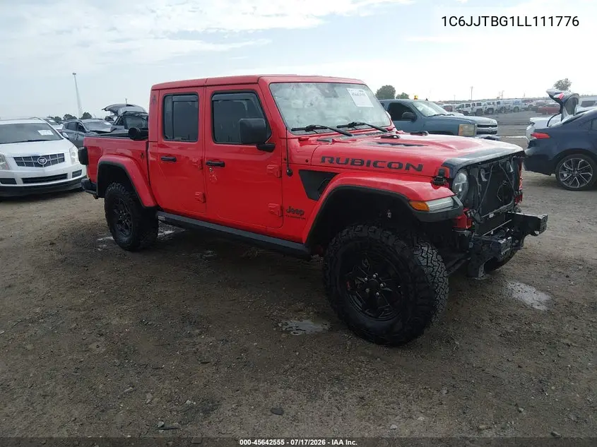 2020 Jeep Gladiator Rubicon 4X4 VIN: 1C6JJTBG1LL111776 Lot: 45642555