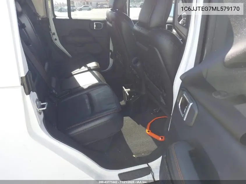 2021 Jeep Gladiator Mojave 4X4 VIN: 1C6JJTEG7ML579170 Lot: 43771442