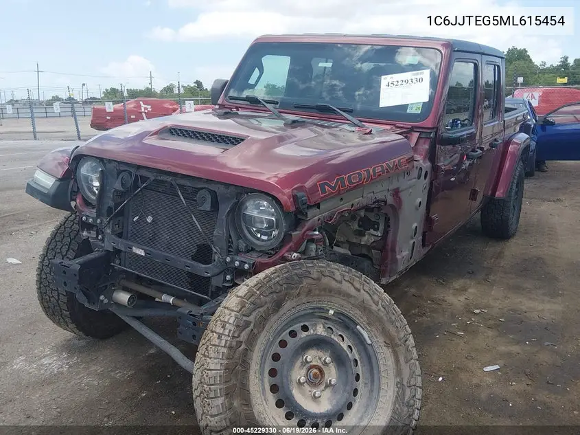 2021 Jeep Gladiator Mojave 4X4 VIN: 1C6JJTEG5ML615454 Lot: 45229330