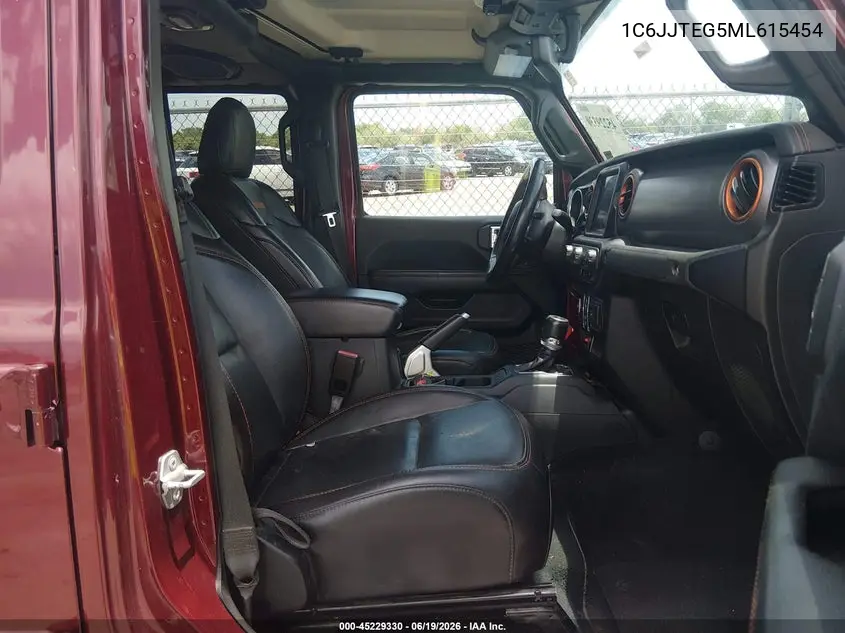 2021 Jeep Gladiator Mojave 4X4 VIN: 1C6JJTEG5ML615454 Lot: 45229330