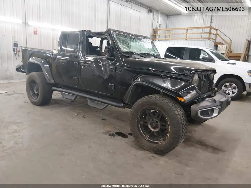 2021 Jeep Gladiator Sport S 4X4 VIN: 1C6JJTAG7ML506693 Lot: 45279180