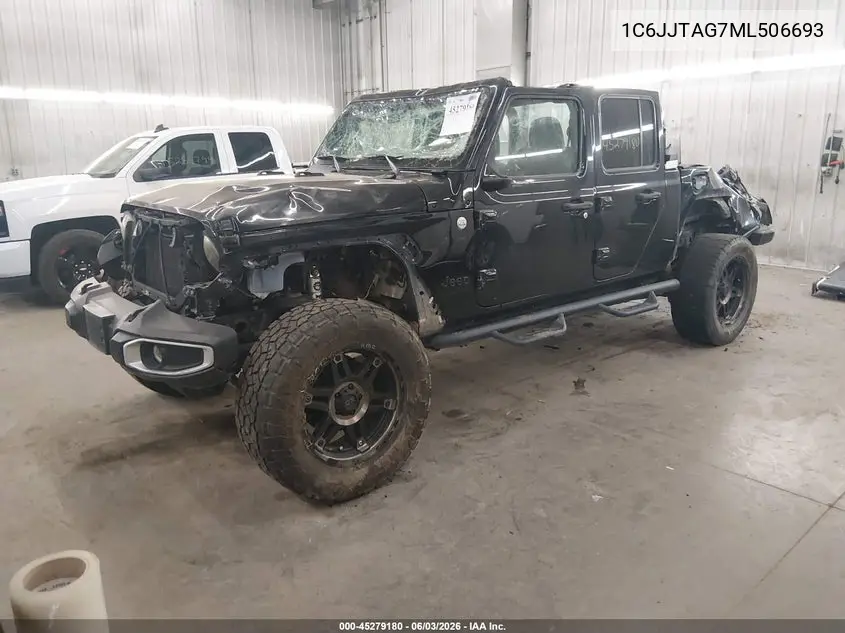 2021 Jeep Gladiator Sport S 4X4 VIN: 1C6JJTAG7ML506693 Lot: 45279180