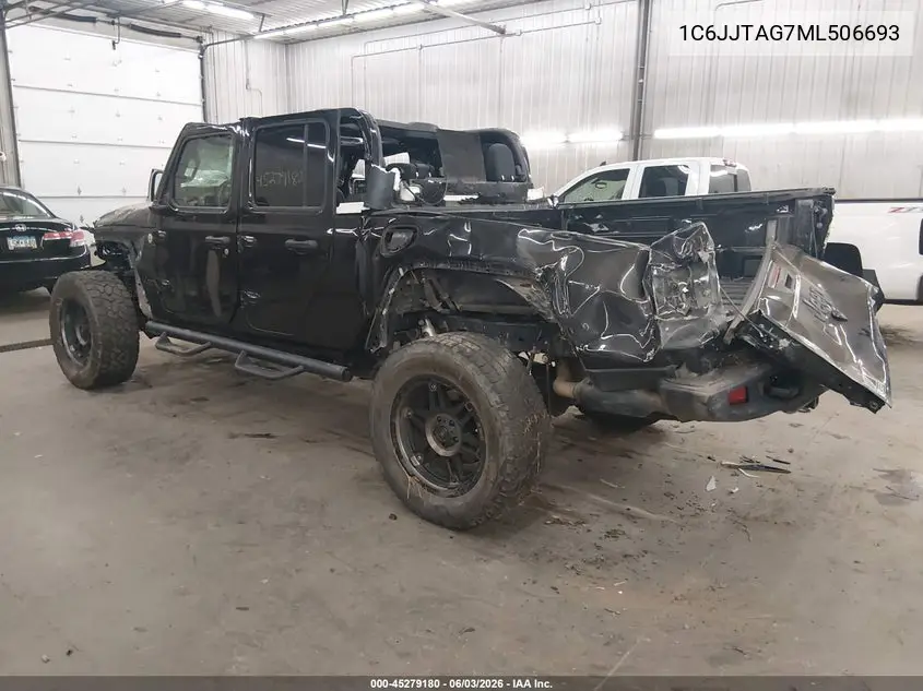 2021 Jeep Gladiator Sport S 4X4 VIN: 1C6JJTAG7ML506693 Lot: 45279180