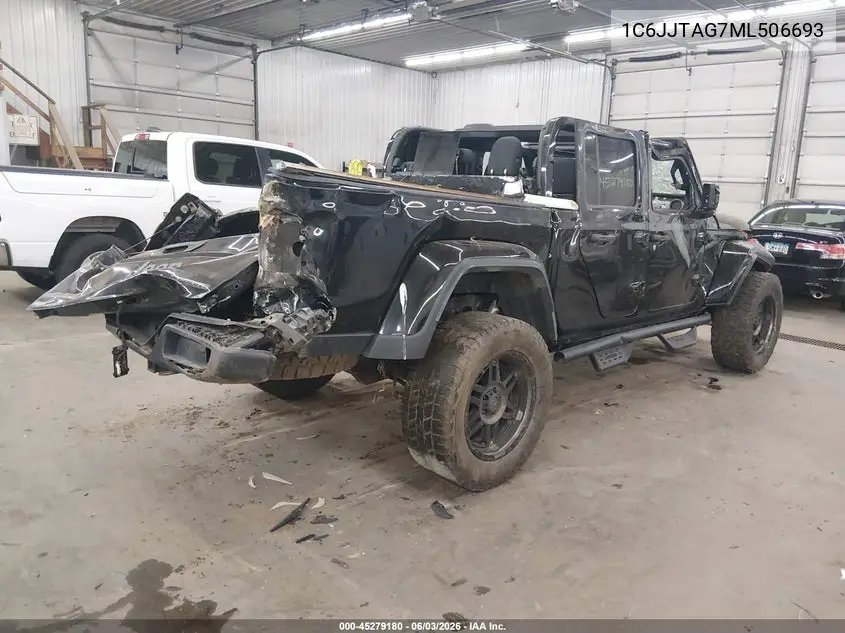 2021 Jeep Gladiator Sport S 4X4 VIN: 1C6JJTAG7ML506693 Lot: 45279180