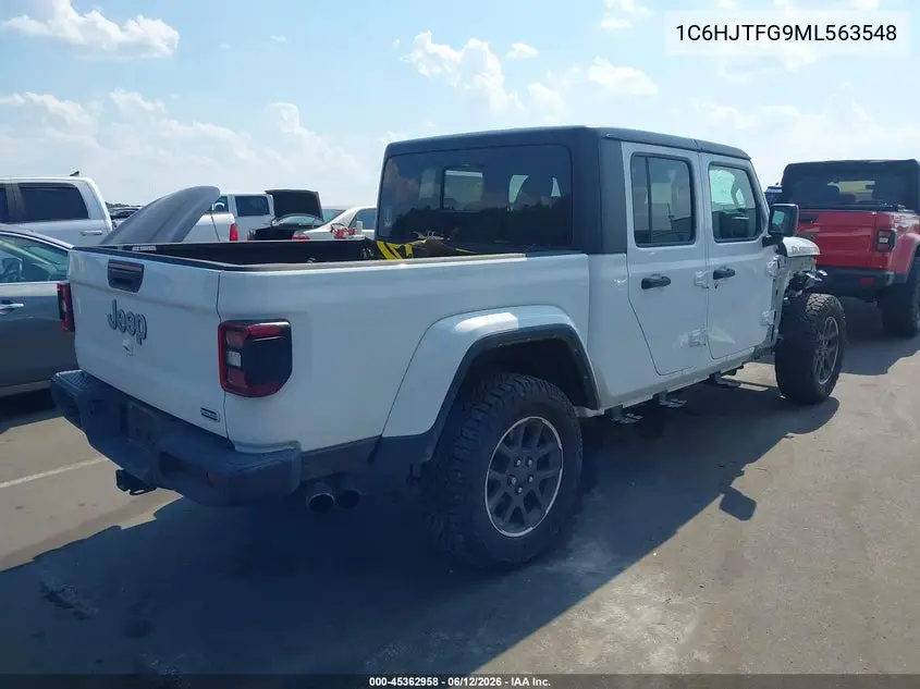 2021 Jeep Gladiator Overland 4X4 VIN: 1C6HJTFG9ML563548 Lot: 45362958