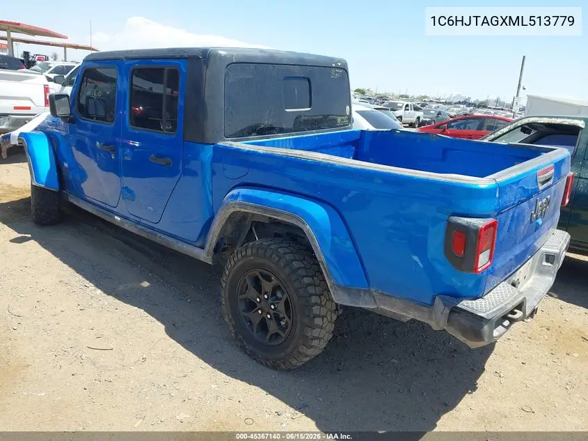 2021 Jeep Gladiator 80Th Anniversary 4X4 VIN: 1C6HJTAGXML513779 Lot: 45367140