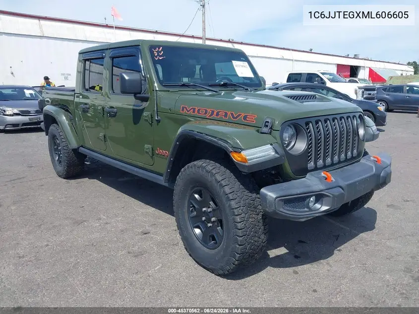2021 Jeep Gladiator Mojave 4X4 VIN: 1C6JJTEGXML606605 Lot: 45370562