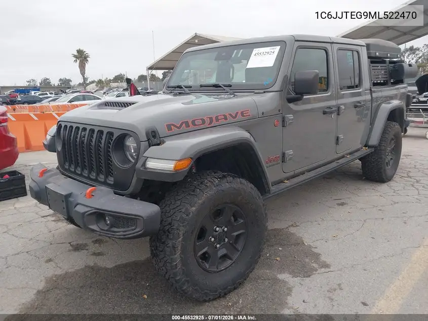 2021 Jeep Gladiator Mojave 4X4 VIN: 1C6JJTEG9ML522470 Lot: 45532925