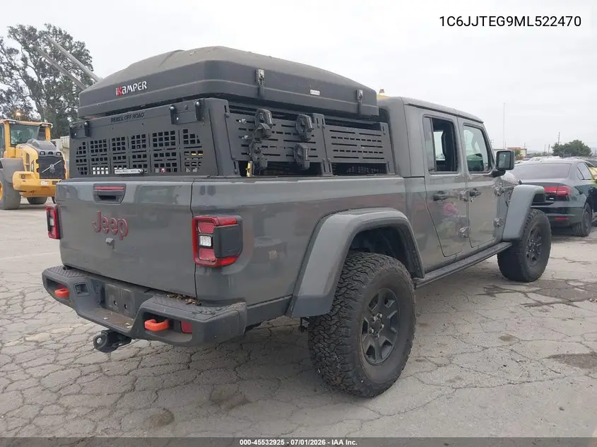 2021 Jeep Gladiator Mojave 4X4 VIN: 1C6JJTEG9ML522470 Lot: 45532925
