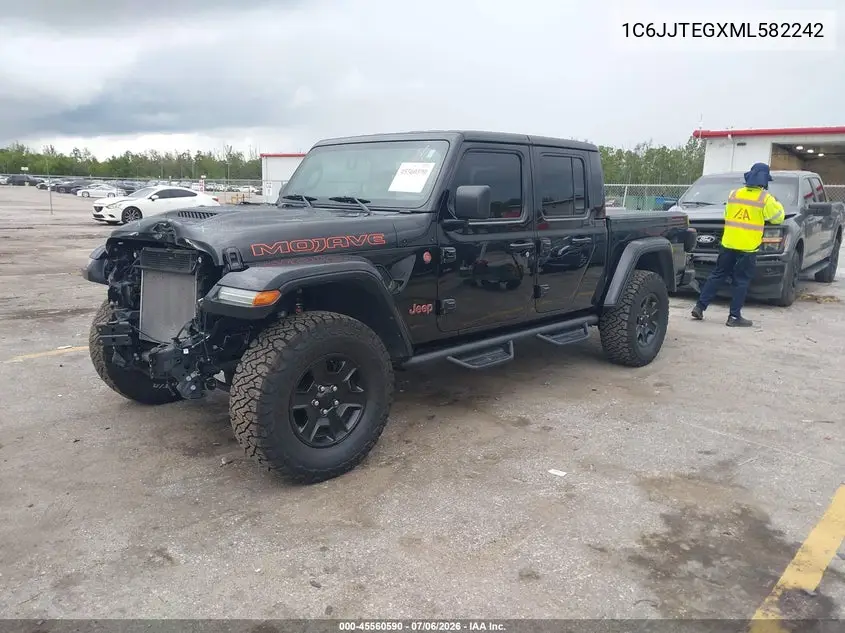 2021 Jeep Gladiator Mojave 4X4 VIN: 1C6JJTEGXML582242 Lot: 45560590