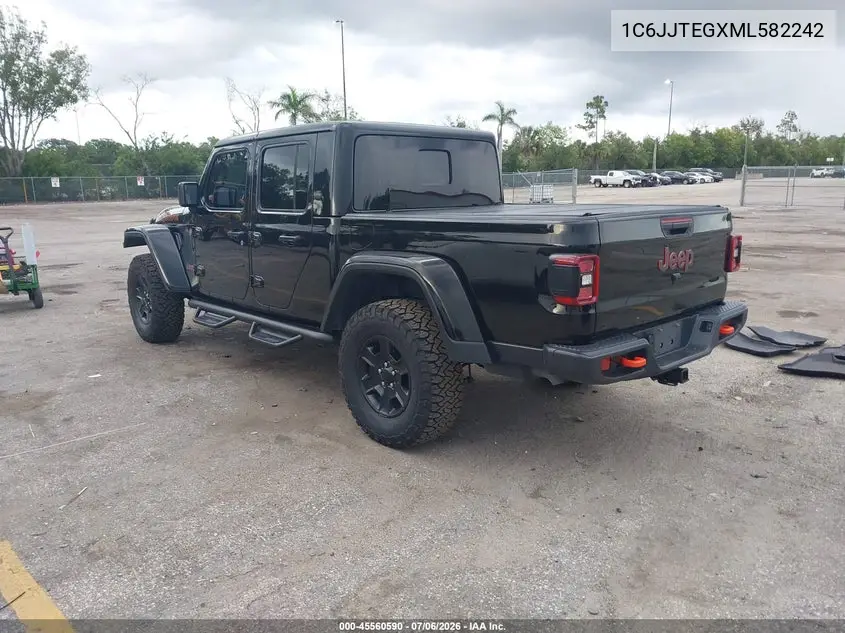 2021 Jeep Gladiator Mojave 4X4 VIN: 1C6JJTEGXML582242 Lot: 45560590