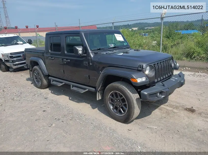 2021 Jeep Gladiator 80Th Anniversary 4X4 VIN: 1C6HJTAG2ML514022 Lot: 45679636