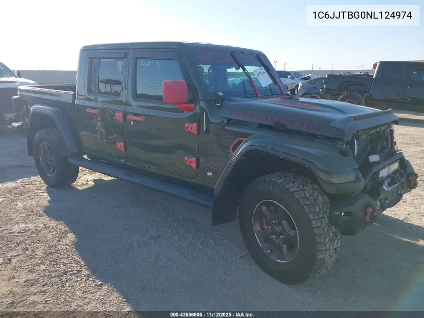 1C6JJTBG0NL124974 2022 Jeep Gladiator Rubicon 4X4