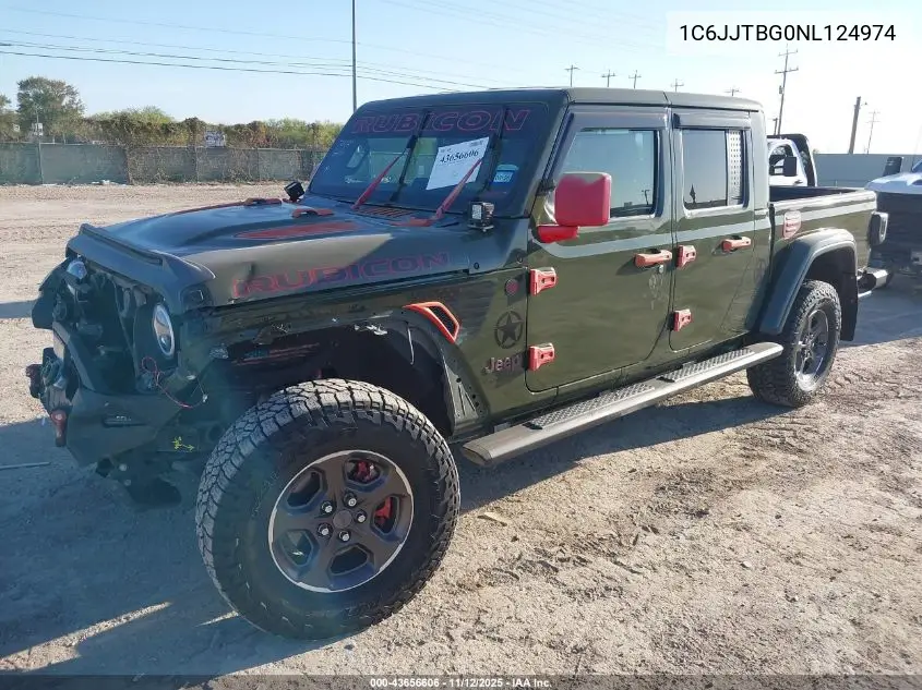 1C6JJTBG0NL124974 2022 Jeep Gladiator Rubicon 4X4
