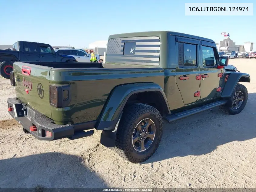 1C6JJTBG0NL124974 2022 Jeep Gladiator Rubicon 4X4