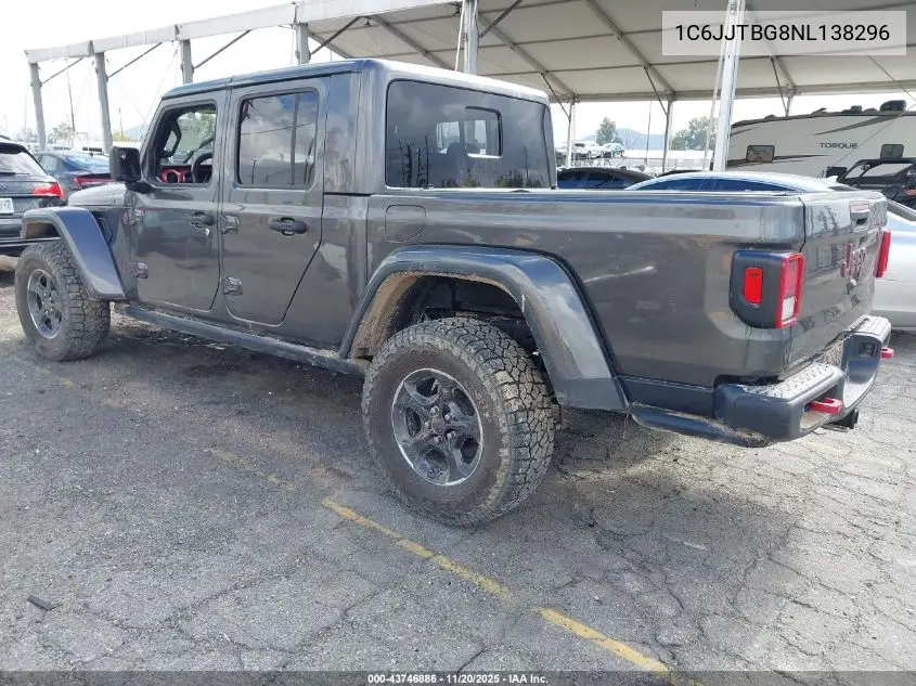 1C6JJTBG8NL138296 2022 Jeep Gladiator Rubicon