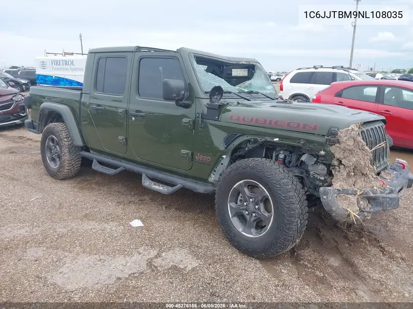 2022 Jeep Gladiator Rubicon 4X4 VIN: 1C6JJTBM9NL108035 Lot: 45276155