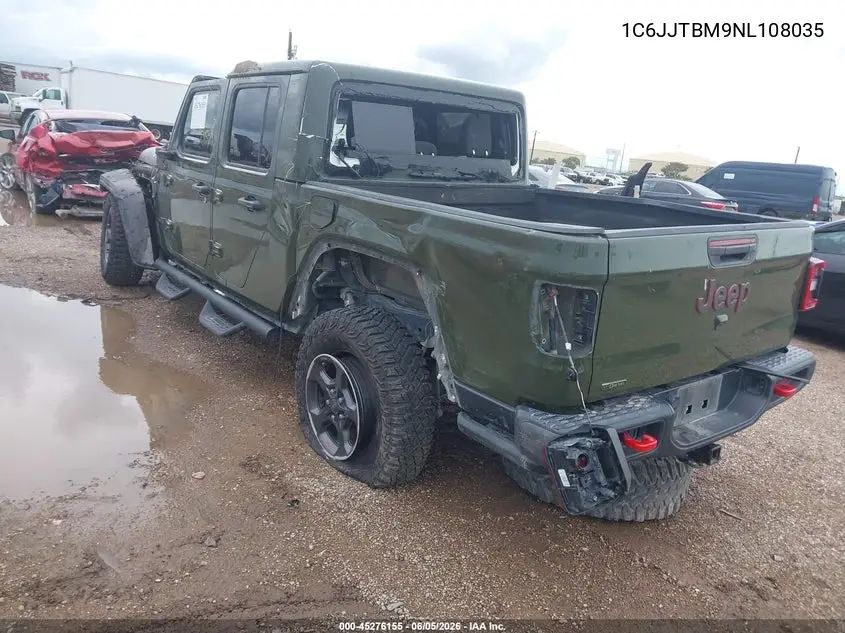 2022 Jeep Gladiator Rubicon 4X4 VIN: 1C6JJTBM9NL108035 Lot: 45276155