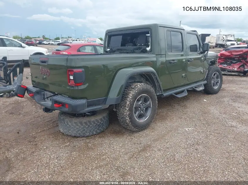 2022 Jeep Gladiator Rubicon 4X4 VIN: 1C6JJTBM9NL108035 Lot: 45276155