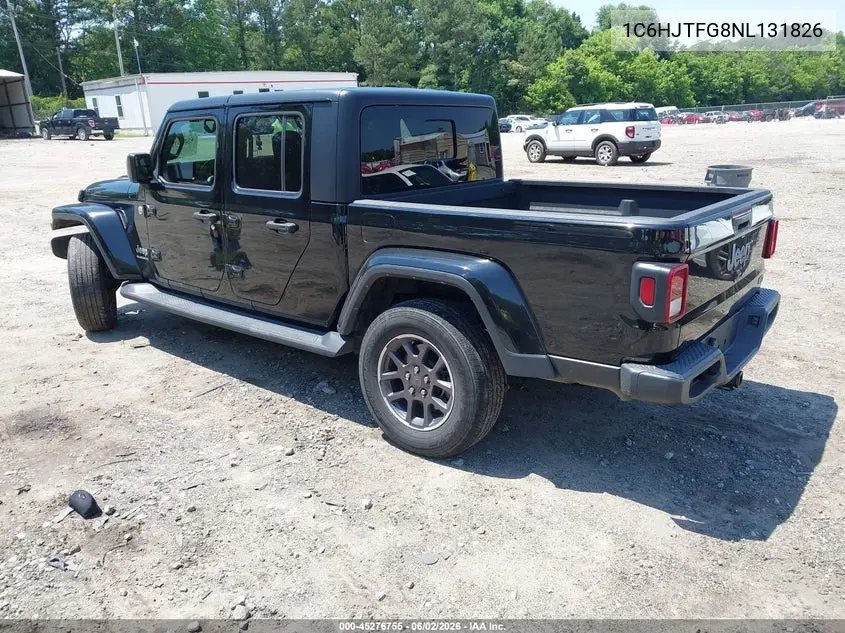 2022 Jeep Gladiator Overland 4X4 VIN: 1C6HJTFG8NL131826 Lot: 45276755