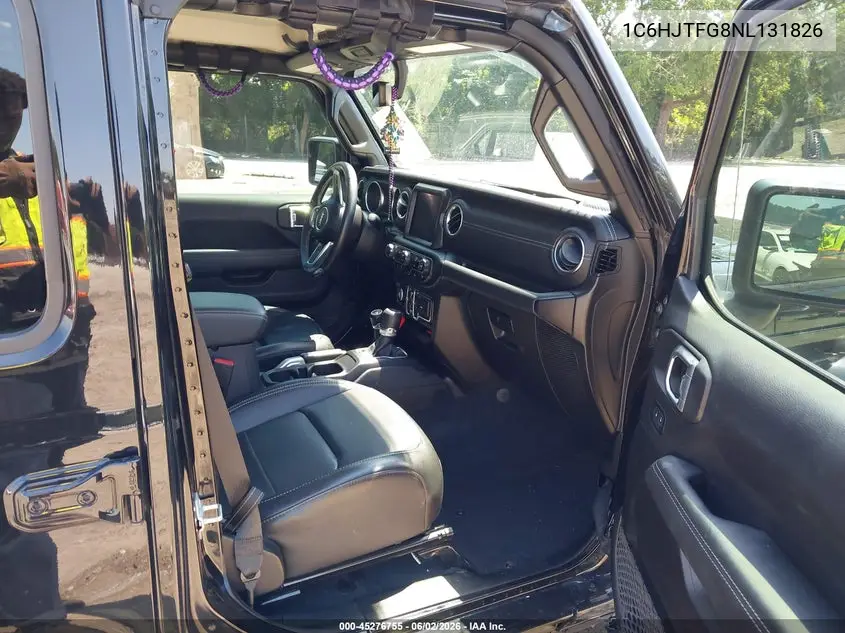 2022 Jeep Gladiator Overland 4X4 VIN: 1C6HJTFG8NL131826 Lot: 45276755
