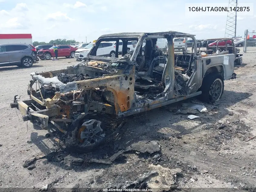 2022 Jeep Gladiator Willys 4X4 VIN: 1C6HJTAG0NL142875 Lot: 45287683