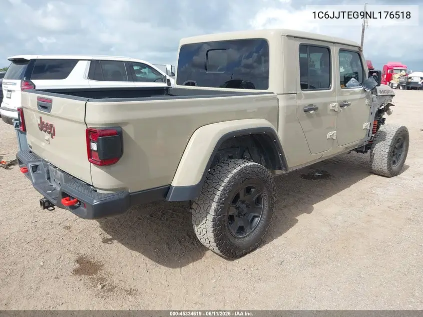 2022 Jeep Gladiator Mojave 4X4 VIN: 1C6JJTEG9NL176518 Lot: 45334619