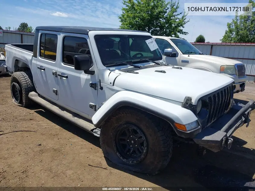 2022 Jeep Gladiator Altitude 4X4 VIN: 1C6HJTAGXNL172188 Lot: 45356007