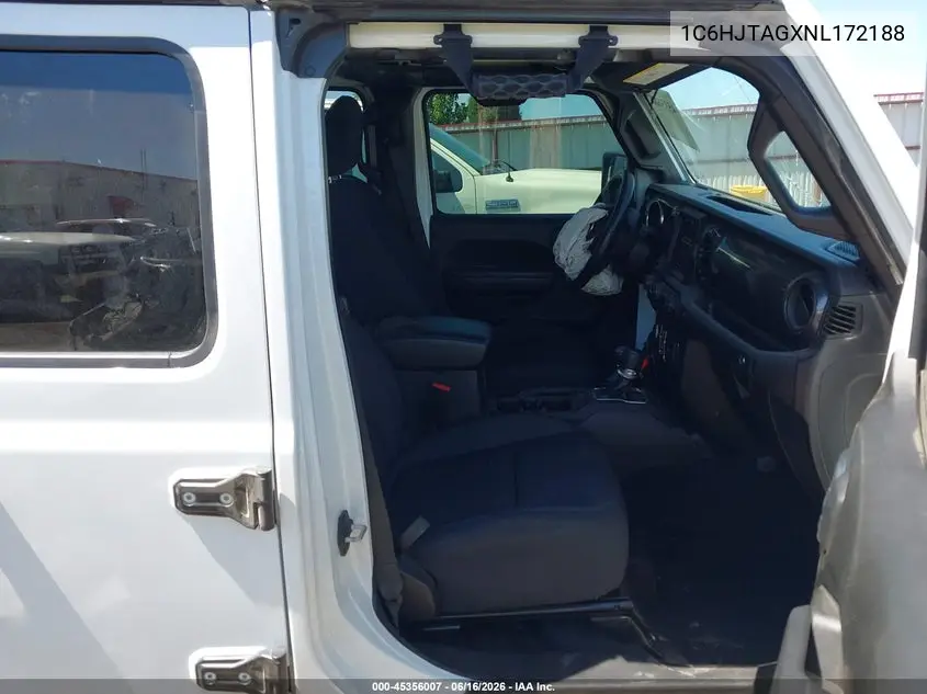 2022 Jeep Gladiator Altitude 4X4 VIN: 1C6HJTAGXNL172188 Lot: 45356007