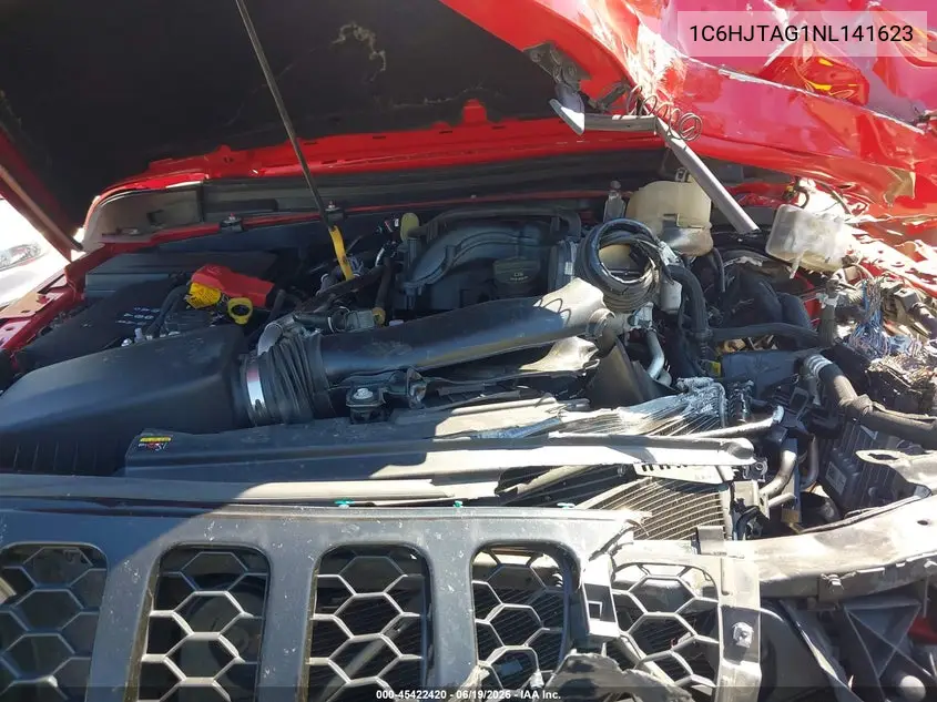 2022 Jeep Gladiator Altitude 4X4 VIN: 1C6HJTAG1NL141623 Lot: 45422420