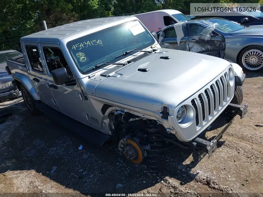 2022 Jeep Gladiator Overland 4X4 VIN: 1C6HJTFG6NL163626 Lot: 45434150