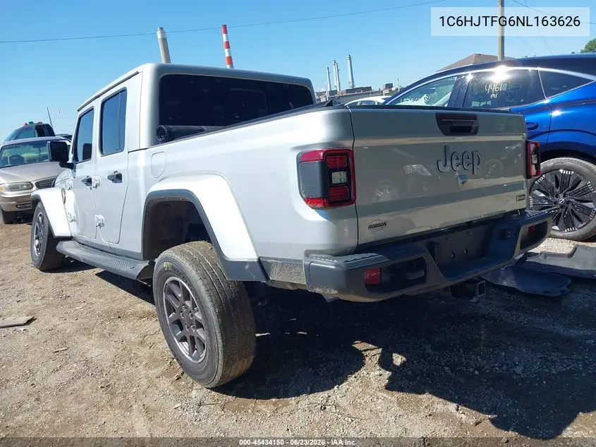 2022 Jeep Gladiator Overland 4X4 VIN: 1C6HJTFG6NL163626 Lot: 45434150