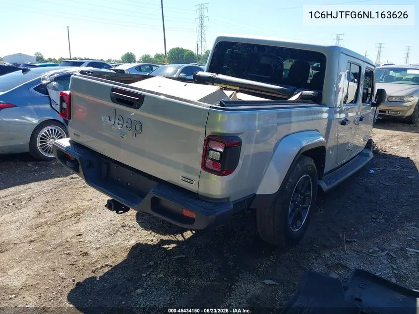 2022 Jeep Gladiator Overland 4X4 VIN: 1C6HJTFG6NL163626 Lot: 45434150