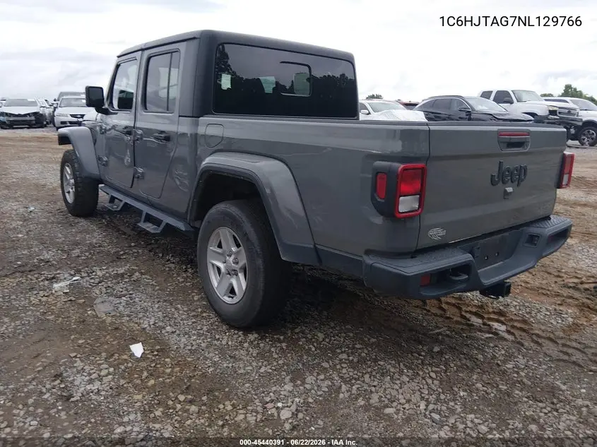 2022 Jeep Gladiator Sport S 4X4 VIN: 1C6HJTAG7NL129766 Lot: 45440391